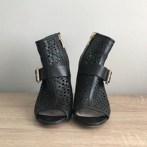 Black Vince Camuto leather bootie